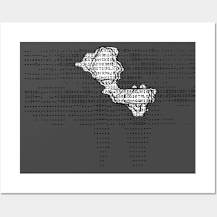 Experimental MRI Image 1974 in ASCII Posters and Art